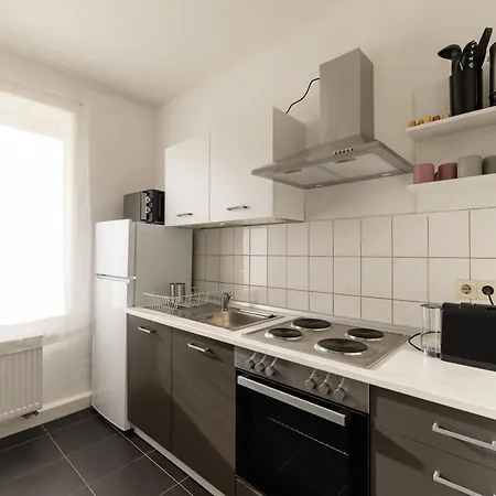 アパート Lehastays - I 4 Einzelbetten ライプツィヒ